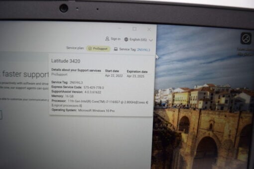 Dell Latitude 3420 14'' i7 11th gen RAM 16GB SSD 256GB Laptop SKU11818 - Image 17