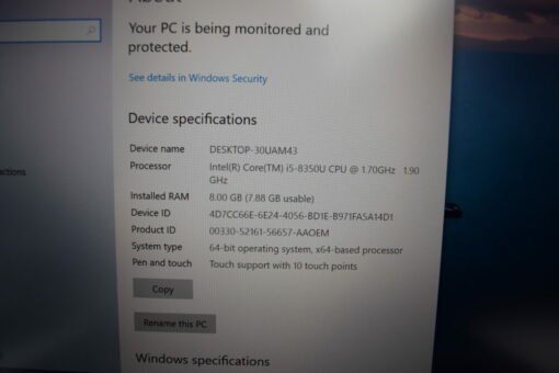 Lenovo ThinkPad T480S 14" Touch i5 8th gen RAM 8GB SSD 256GB Laptop SKU11838 - Image 11