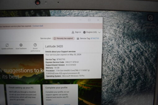 Dell Latitude 3420 14'' i7 11th gen RAM 16GB SSD 256GB Laptop SKU11816 - Image 14
