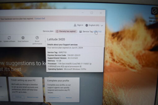 Dell Latitude 3420 14'' i7 11th gen RAM 16GB SSD 512GB Laptop SKU11802 - Image 19