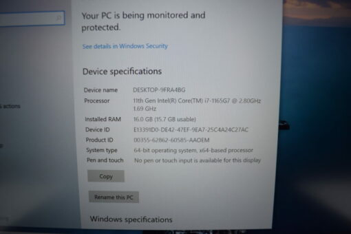 Dell Latitude 3420 14'' i7 11th gen RAM 16GB SSD 512GB Laptop SKU11805 - Image 11