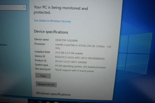 Lenovo ThinkPad T480S 14" Touch i5 8th gen RAM 24GB SSD 512GB Laptop SKU11779 - Image 11