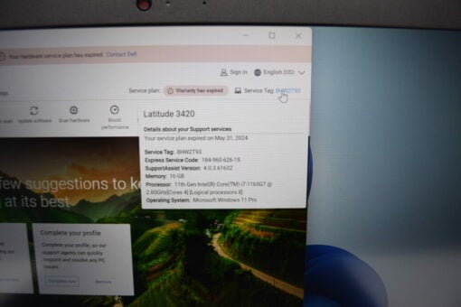 Dell Latitude 3420 14'' i7 11th gen RAM 16GB SSD 256GB Laptop SKU11812 - Image 15