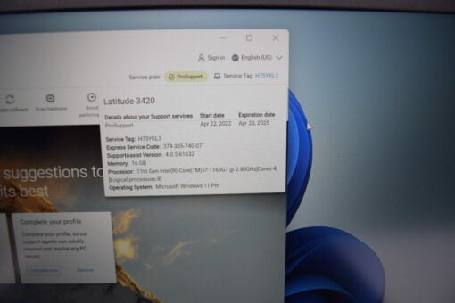 Dell Latitude 3420 14'' i7 11th gen RAM 16GB SSD 512GB Laptop SKU11804 - Image 14