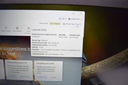 Dell Latitude 3420 14'' i7 11th gen RAM 16GB SSD 512GB Laptop SKU11800 - Image 14