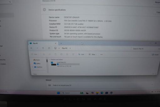 Alienware M15 R6 15'' i7 11th GEN SSD 1TB RAM 32GB Nvidia RTX 3070 Grade A - Image 11