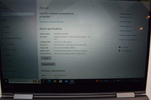 Lenovo ThinkPad X1 Yoga 5th gen 14" i7 10th gen SSD 512GB RAM 16GB SKU11866 - Image 12