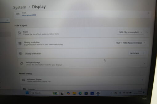 Lenovo ThinkPad T490 14" i7 8th gen SSD 512GB RAM 24GB Grade B 11853 - Image 13