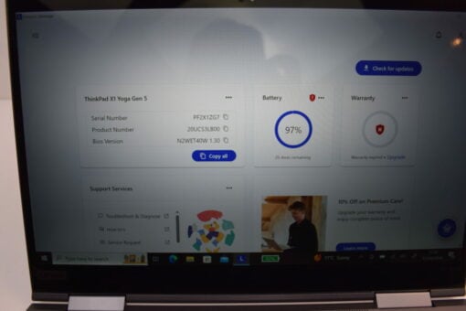 Lenovo ThinkPad X1 Yoga 5th gen 14" i7 10th gen SSD 512GB RAM 16GB SKU11865 - Image 15