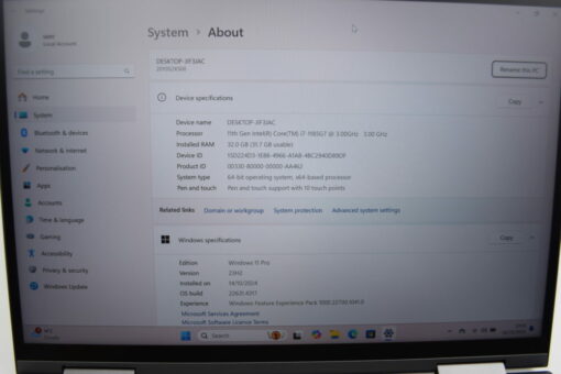 Lenovo ThinkPad X1 Yoga 6th gen 14" i7 11th gen RAM 32GB  SSD 1TB Touch SKU11849 - Image 11