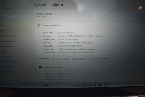 Lenovo ThinkPad X1 Yoga 5th gen 14" i7 10th gen SSD 1TB RAM 16GB SKU11864 - Image 11