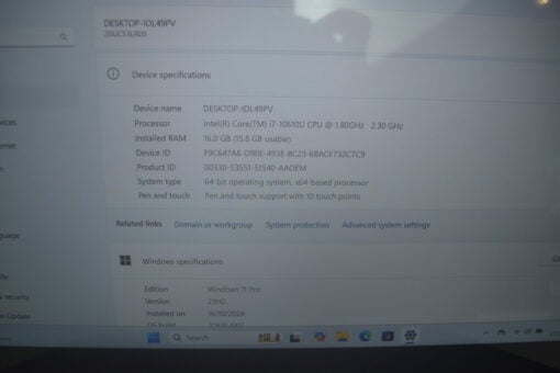 Lenovo ThinkPad X1 Yoga 5th gen 14" i7 10th gen SSD 1TB RAM 16GB SKU11867 - Image 11