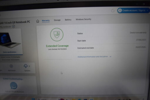 HP EliteBook 640 G9 14" i5 12th gen RAM 32GB SSD 1TB warranty laptop SKU11845 - Image 14