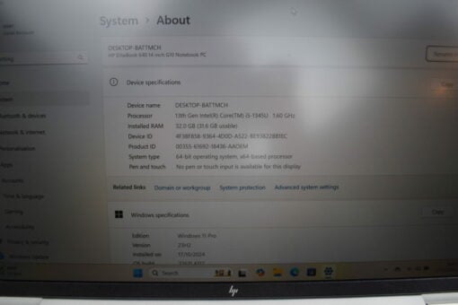 HP EliteBook 640 G10 14" i5 13th gen RAM 32GB SSD 1TB warranty laptop SKU11861 - Image 18