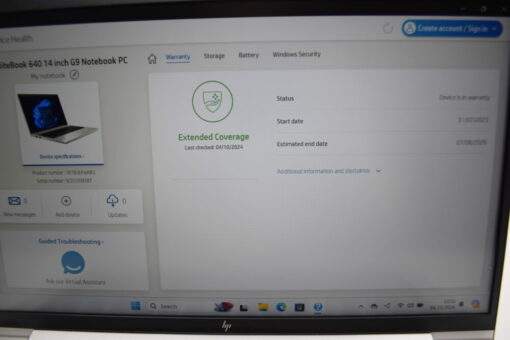 HP EliteBook 640 G9 14" i5 12th gen RAM 32GB SSD 512GB Laptop SKU11848 - Image 14