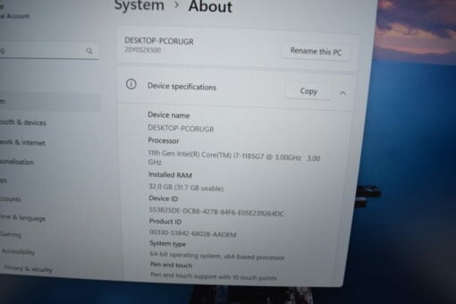 Lenovo ThinkPad X1 Yoga 6th gen 14" i7 11th gen RAM 32GB  SSD 512GB Touch SKU11851 - Image 11
