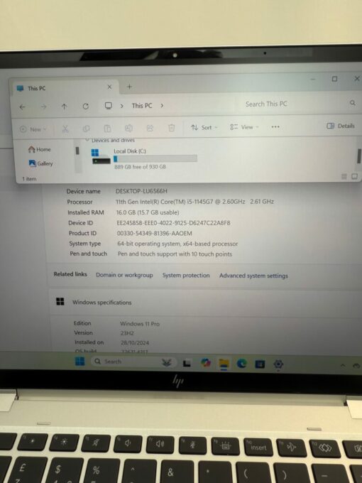 HP Elitebook 1030 x360 Touch G8 i5 11th SSD 1TB RAM16GB Laptop SKU11871 - Image 12