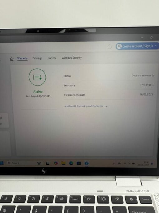 HP Elitebook 1030 x360 Touch G8 i5 11th SSD 512GB RAM16GB Laptop SKU11870 - Image 16