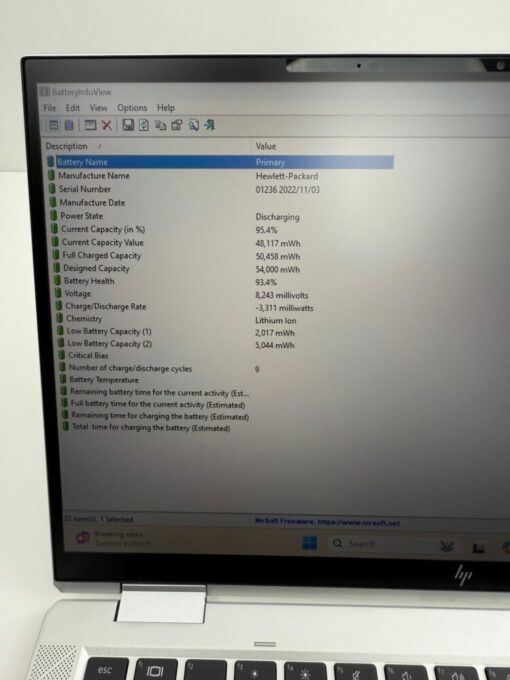 HP Elitebook 1030 x360 Touch G8 i5 11th SSD 512GB RAM16GB Laptop SKU11870 - Image 17