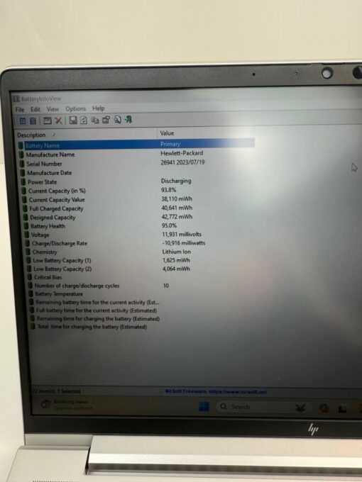 HP EliteBook 640 G9 14" i5 12th gen RAM 16GB SSD 512GB laptop SKU11868 - Image 16