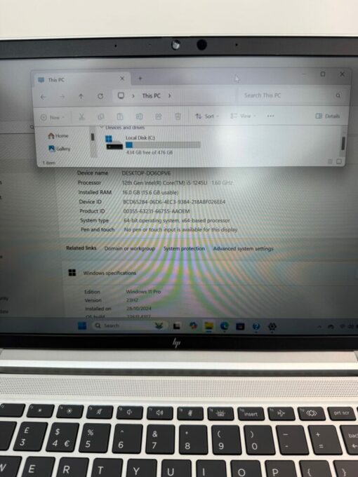 HP EliteBook 640 G9 14" i5 12th gen RAM 16GB SSD 512GB laptop SKU11869 - Image 13