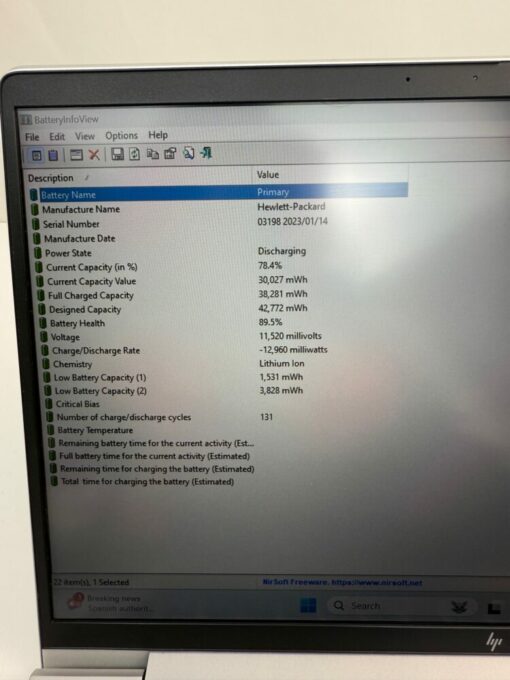 HP EliteBook 640 G9 14" i5 12th gen RAM 16GB SSD 512GB laptop SKU11869 - Image 16