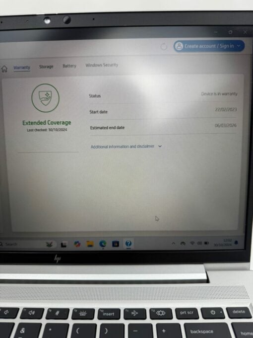 HP EliteBook 640 G9 14" i5 12th gen RAM 16GB SSD 512GB laptop SKU11869 - Image 17