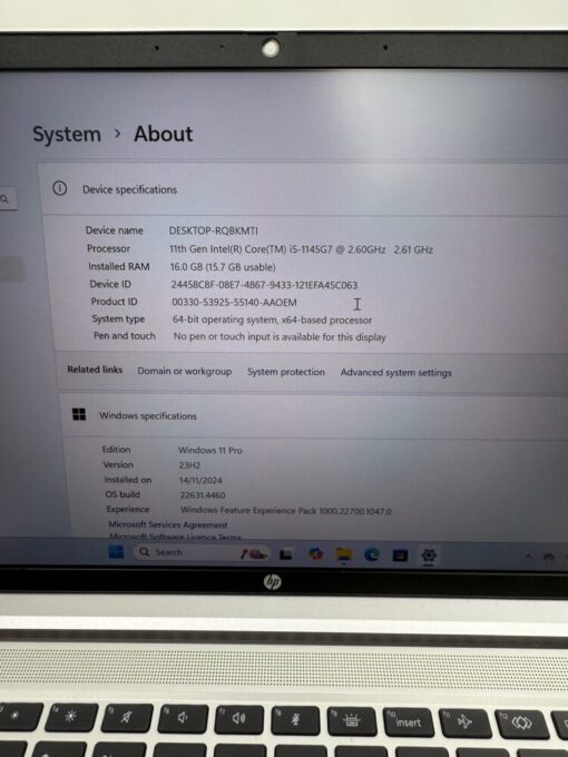 HP Probook 640 G8 14" i5 11th gen RAM 16GB SSD 256GB laptop SKU11878 - Image 15