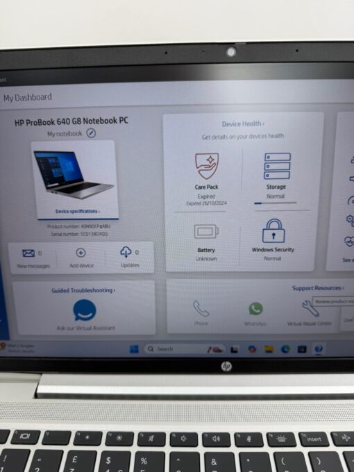 HP Probook 640 G8 14" i5 11th gen RAM 16GB SSD 256GB laptop SKU11878 - Image 17