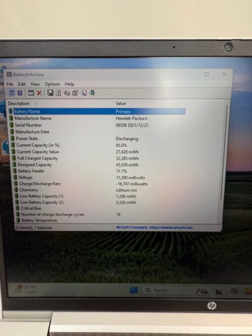 HP Probook 640 G8 14" i5 11th gen RAM 16GB SSD 256GB laptop SKU11877 - Image 17