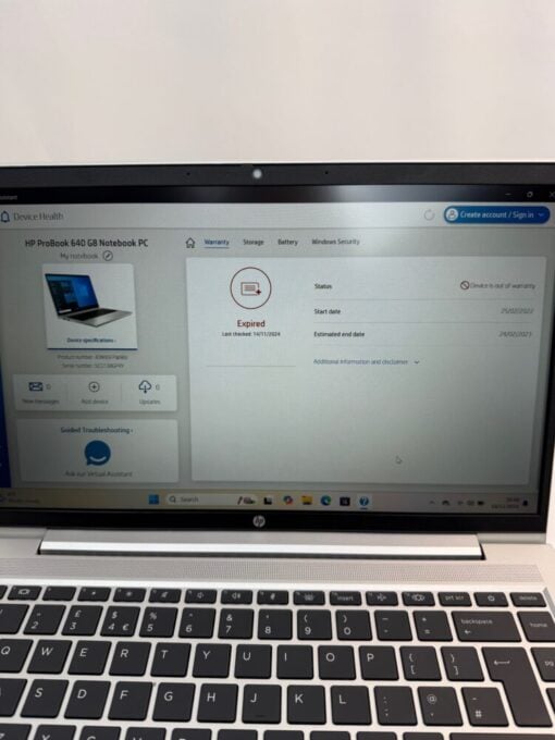 HP Probook 640 G8 14" i5 11th gen RAM 16GB SSD 512GB laptop SKU11876 - Image 13