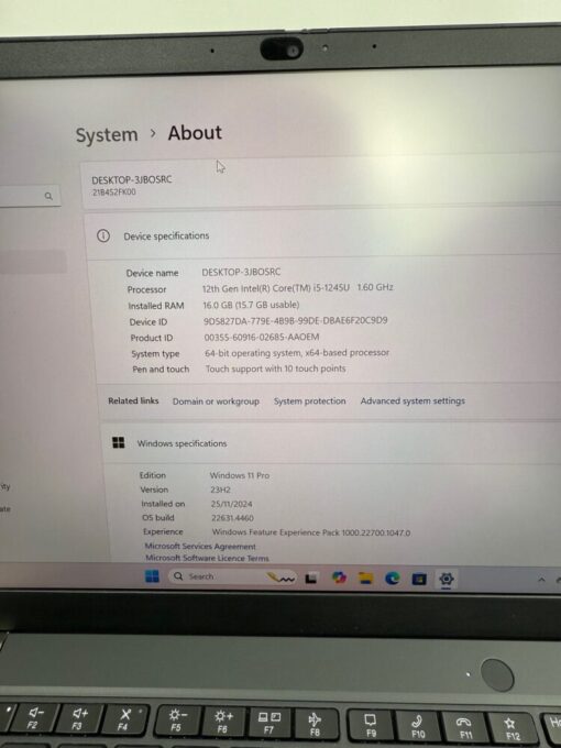Lenovo ThinkPad L13 Gen3 13.3" i5 12th SSD256 GB RAM 16GB Laptop Warranty Touch SKU11895 - Image 12