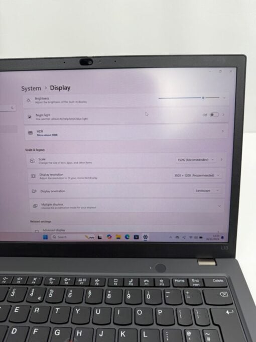 Lenovo ThinkPad L13 Gen3 13.3" i5 12th SSD256 GB RAM 16GB Laptop Warranty Touch SKU11895 - Image 14