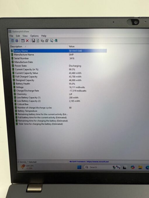 Laptop Lenovo ThinkPad L13 Gen3 13.3" i5 12th 16GB RAM 256GB SSD Warranty Touch SKU11904 - Image 16