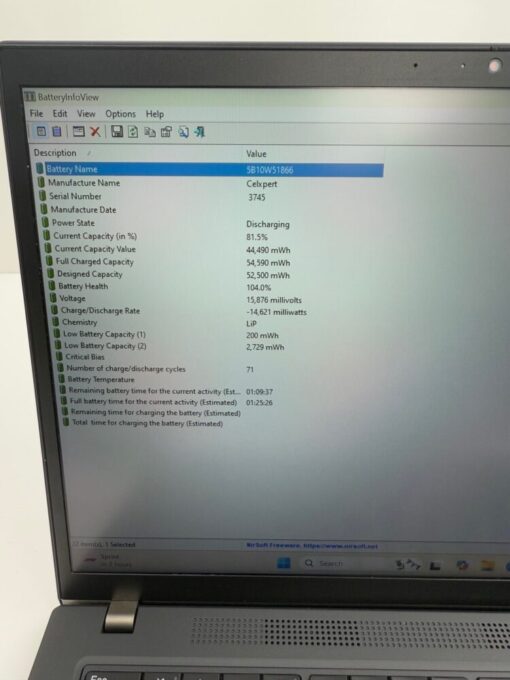 Lenovo ThinkPad P14s Gen 3 Workstation Laptop i7 12th gen 1TB SSD 48GB RAM Nvidia 14" Touch SKU11898 - Image 16