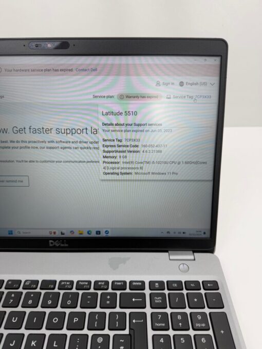 Dell Latitude 5510 15.6" i5 10th gen SSD 256GB RAM 8GB laptop SKU11906 - Image 16