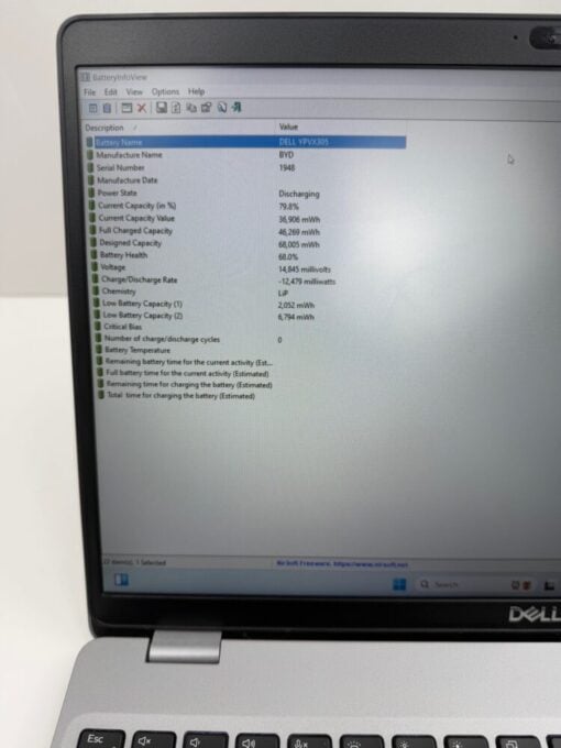 Dell Latitude 5510 15.6" i5 10th gen SSD 256GB RAM 8GB laptop SKU11906 - Image 18