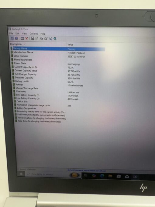 HP Elitebook 850 G5 15.6" i5 8th Gen SSD 256GB RAM 8GB Laptop GRADE A- SKU 11913 - Image 15