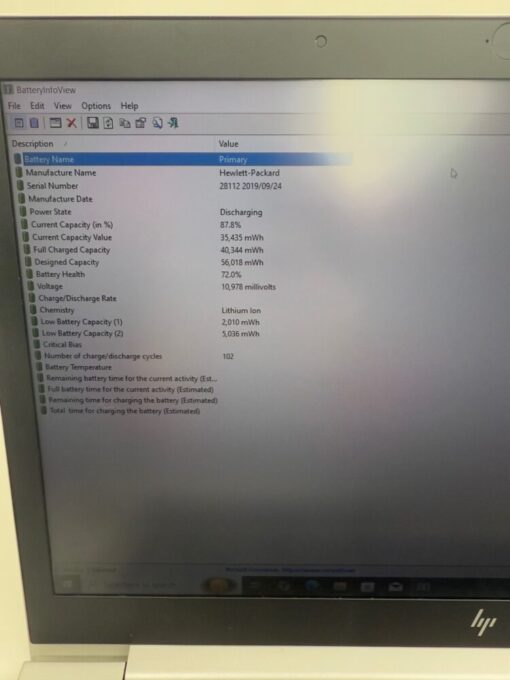 HP Elitebook 850 G5 15.6" i5 8th Gen SSD 256GB RAM 8GB Laptop GRADE A- SKU 11910 - Image 16