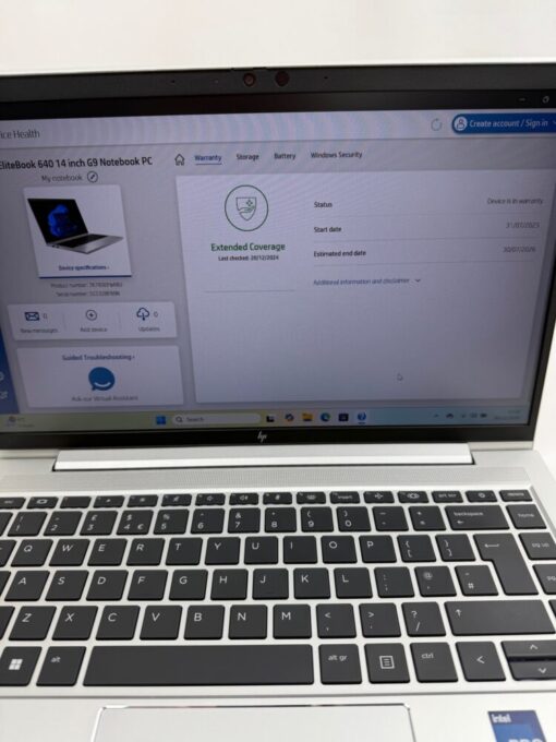 HP EliteBook 640 G9 14" i5 12th gen RAM 32GB SSD 512GB Laptop SKU11919 - Image 16
