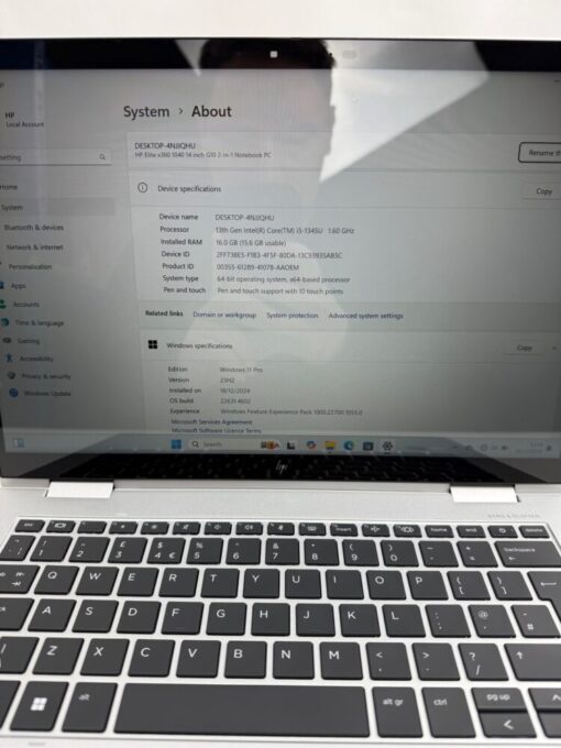 HP Elitebook 1040 x360 Touch G10 i5 13th SSD 1TB RAM16GB Laptop Warranty SKU11921 - Image 11