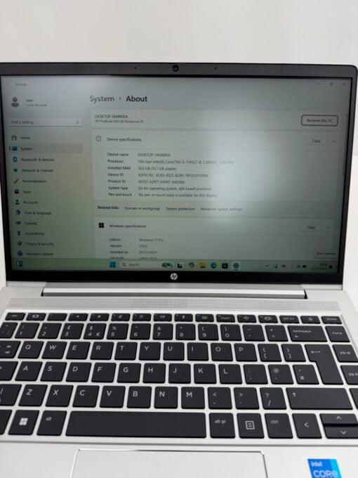 HP Probook 640 G8 14" i5 11th gen RAM 16GB SSD 256GB laptop SKU11932 - Image 12