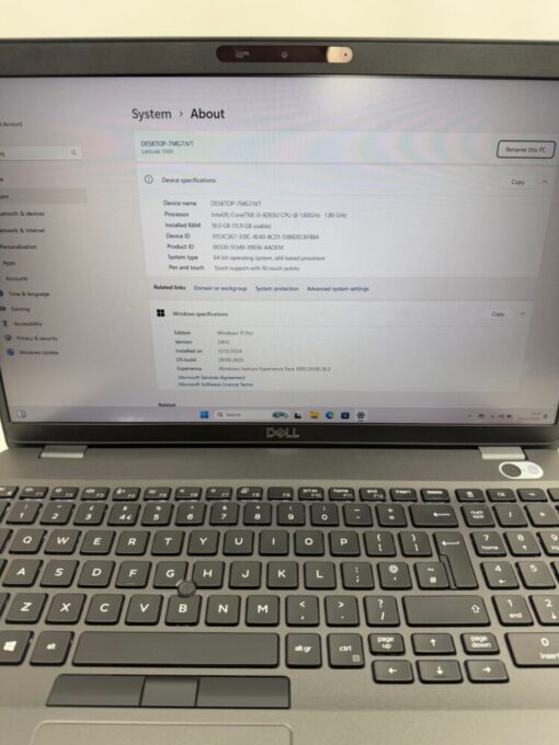 Dell Latitude 5500 15.6" Touch i5 8th gen SSD 256GB RAM 16GB Laptop SKU11922 - Image 11