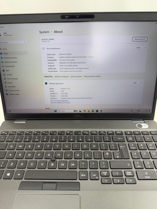 Dell Latitude 5500 15.6" Touch i5 8th gen SSD 512GB RAM 16GB Laptop SKU11923 - Image 11