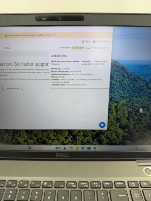 Dell Latitude 5500 15.6" Touch i5 8th gen SSD 512GB RAM 16GB Laptop SKU11923 - Image 16