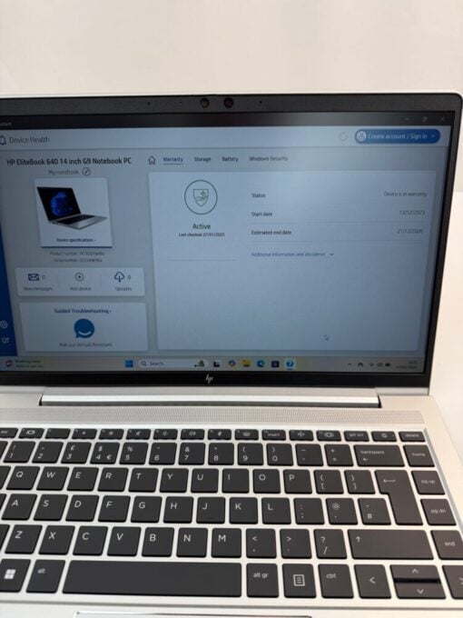 HP EliteBook 640 G9 14" i5 12th gen RAM 16GB SSD 512GB laptop SKU11939 - Image 16