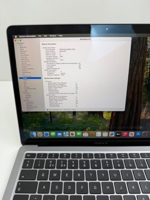 Apple MacBook AIR M1 2020 A2337 13.3" RAM 8GB SSD 256GB 8 CORE CPU 7 CORES GPU LAPTOP 6 BATTERY CYCLESSKU11949 - Image 12