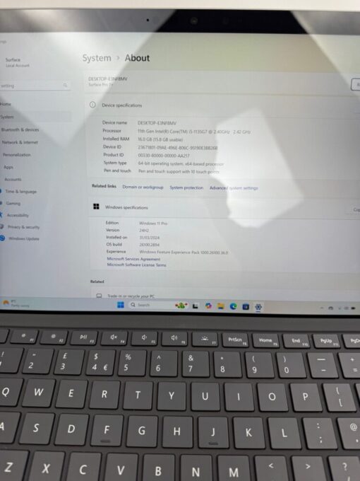 Microsoft Surface Pro7+ i5 11th Gen 12.3" SSD 256GB RAM 16GB Tablet SKU11983 - Image 9