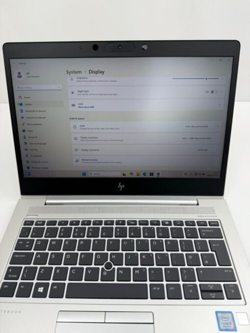 HP Elitebook 830 G6 13" i5 8th gen SSD 256GB RAM 8GB Laptop 11958 - Image 13