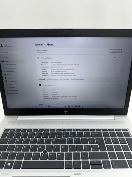 HP Elitebook 850 G5 15.6" i5 8th Gen SSD 256GB RAM 12GB Laptop GRADE A- SKU 11960 - Image 10